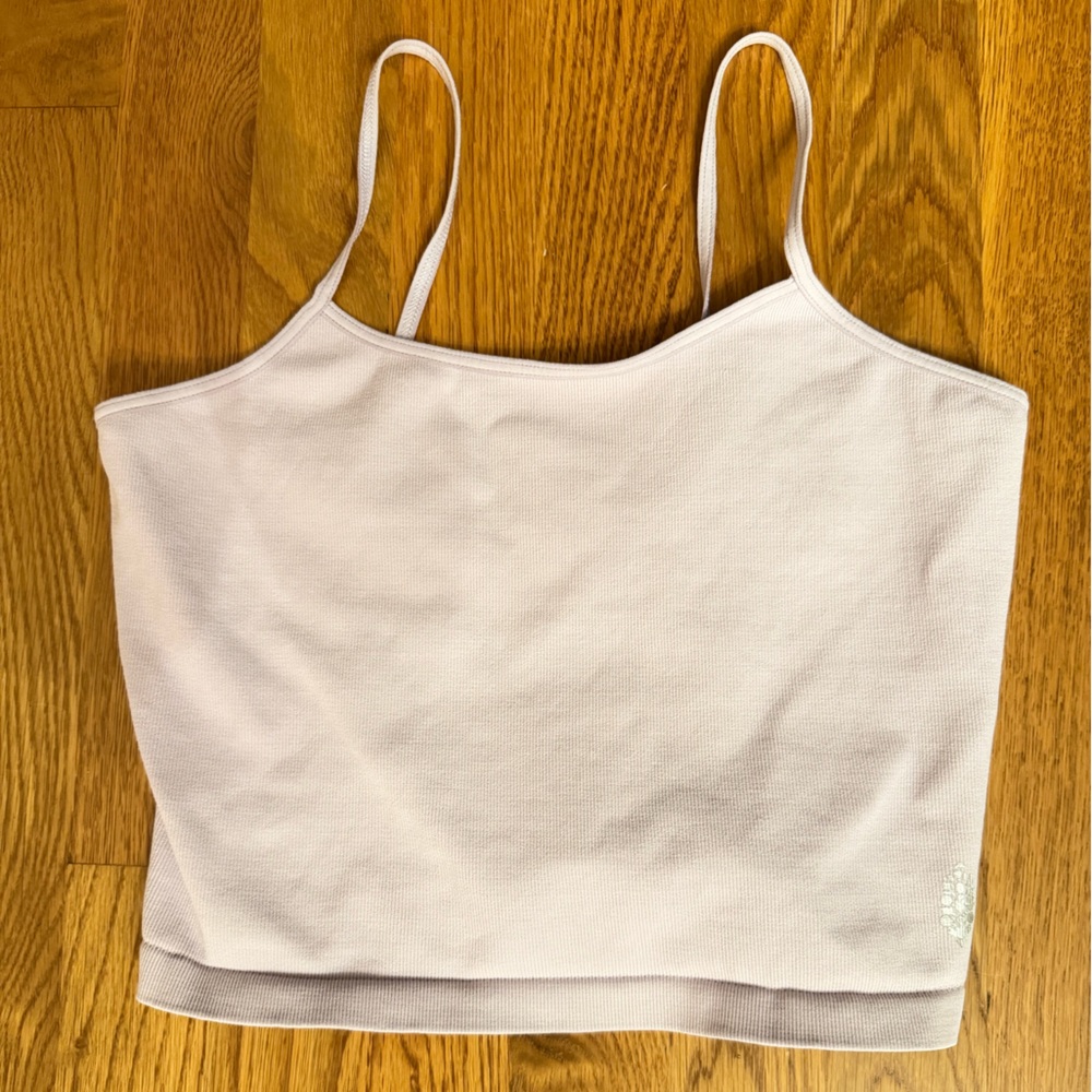 FP Movement by Free People Lavender Ribbed Bandeau Cami